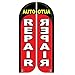 Auto Repair Windless Business Feather Flag Advertising Flutter Flag