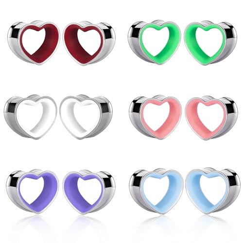 Maxbott �n�[�g�^���g���l���v���O 12�� 316�X�e�����X�X�`�[�� �n�[�g����_�u���t���A�C���[�Q�[�W �g���l�� �X�g���b�`���[ �{�f�B�s�A�X �C�������O �W���G���[ ���f�B�[�X �����Y 0G(8mm)-1�C���`(25mm), 12mm(1/2")