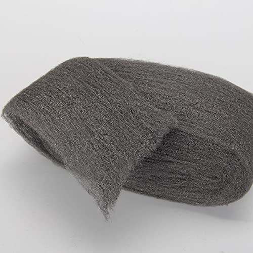 Saijer Staaldraadwol,4 stuks staalwol Grade 0000 staalwol muizen reinigingsdraad wollen pads ultra fijn staal wol gereedschap knaagdier controle hardware doek voor keuken hout glas metaal reiniging polijsten - Afbeelding 4