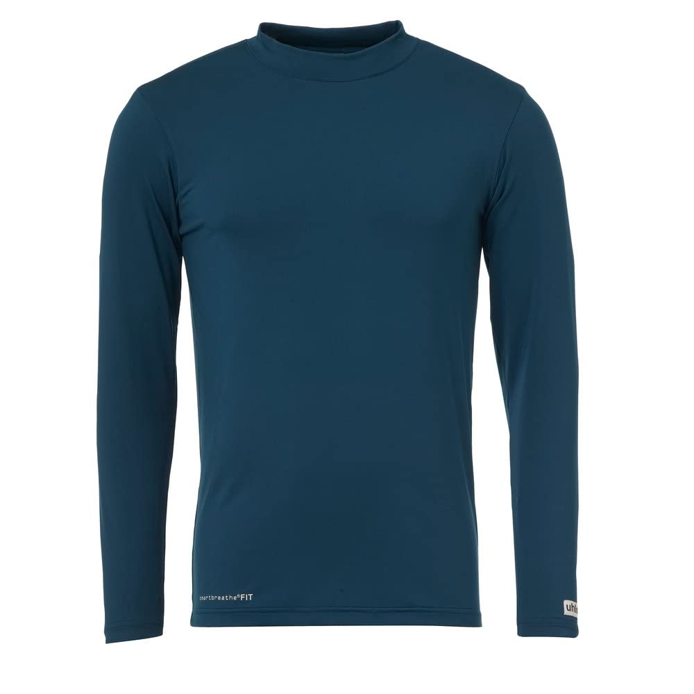 Uhlsport Men Distinction Colors Base Layer Shirt Men's Shirt - Petrol, XS