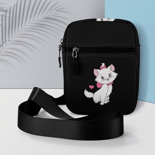 ポシェット 猫柄 マリーちゃん ショルダーバッグ スマホバッグ 斜