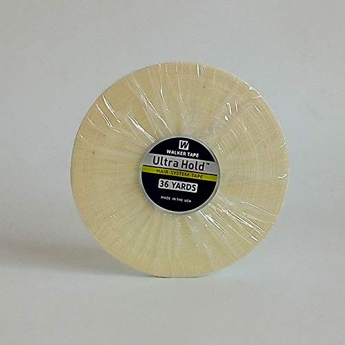 "Ultra Hold" Hair Extensions Tape Double Sided Roll Tapes Stickers Adhesive for Men Hair System Replacement Toupee Hair Extension Wig Bundles Hair Weave Closure Lace Frontal(36Y & 0.8CM)