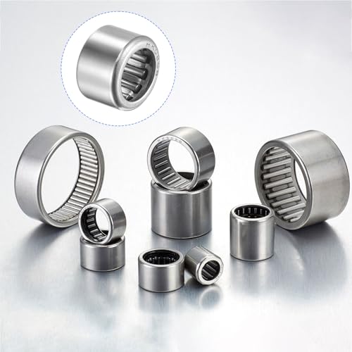 METALLIXITY 10 Stück HK0808 Nadellager 8mm x 12mm x 8mm, Chromstahl Offenes Ende Axiallager - für Industriemaschinen und -ausrüstung