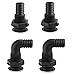 Fowspvzn Wide for Rim Aerator Hose Marine Yacht Accessories 20 25mm Nylon Thru-Hull Bilge Sewage Outlet Fitting