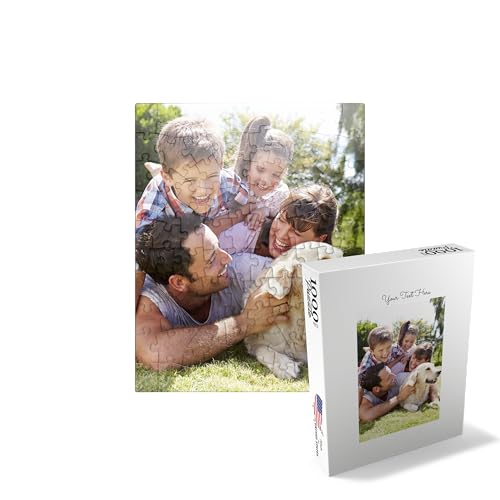 MyPuzzle Custom Photo Puzzle - Personalized Jigsaw Puzzle Made from Your Own Picture, Ideal Gift for Birthdays, Mother's Day, Valentine's Day & Weddings - 100 Pieces (Portrait/Vertical)