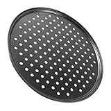 Hoement Perforiertes Pizzablech aus Robustem Antihaftbeschichtet Schnelles...