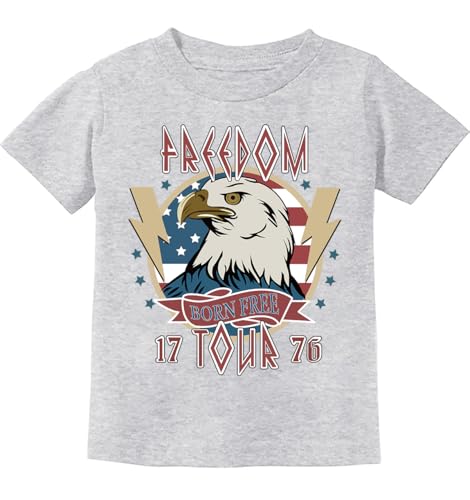 Image of Mrocioa USA American Flag 4th of July Shirt for Boy Girl Kids Stars Stripes Patriotic T-Shirt