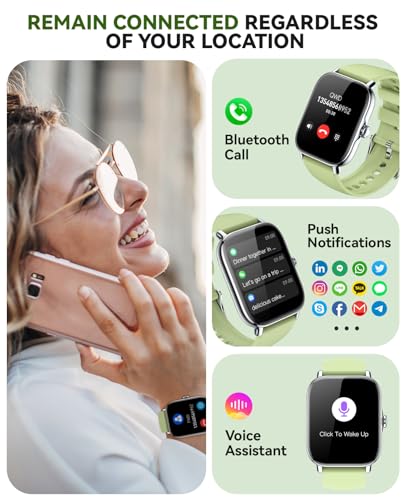 Image of Smart Watch for Women Men- Answer /Make Call, 2025 IP68 Waterproof Fitness Step Sleep Tracker Watch with Monitor Activity Counter Smartwatch for Andriod iPhone iOS Samsung Compatible