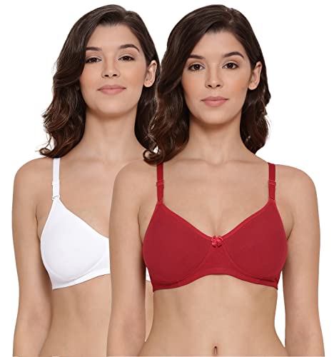 Image of Lyra Women's Non-Padded Secret Support Full Coverage Bra (Pack of 2)