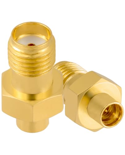 2 adaptadores SMA Hembra a SMP Macho miniatura 2