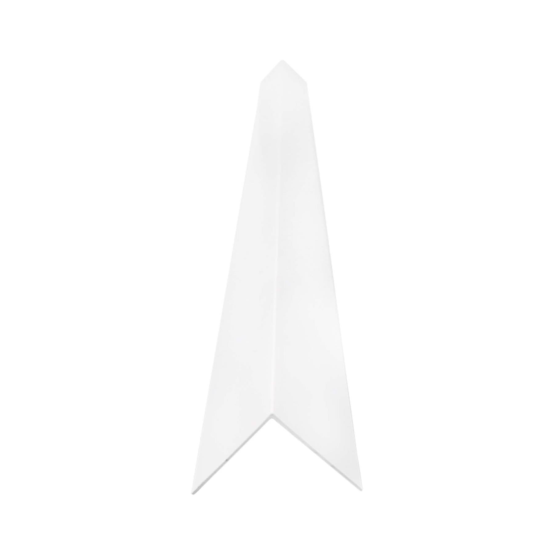 Homesmart White 1 Metre UPVC Plastic Rigid Angle Corner Trim 10 x 10mm, 90 Degree Right Angle Profile, Durable Weatherproof uPVC Moulding for Wall Edges, Corners, DIY, Bathroom & Kitchen, Pack of 1