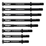 12 mm Naben-Steckachse für Mountainbike, Rennrad, Federung Frok und Rad, Aluminiumlegierung, M12-Gewindedurchmesser x 1,0 mm Gewindesteigung, inklusive Kegelring – 180 mm L