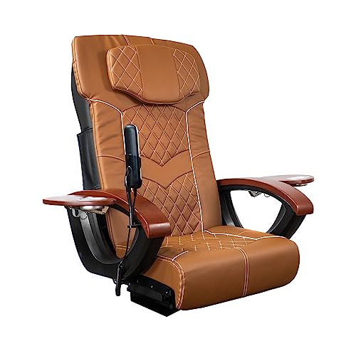 MAYAKOBA Universal Size Pedicure Chair Cushion Cover Set for Nail Salon Pedicure Spa Massage Chair, Universal Replacement Fit All Models, Cappuccino