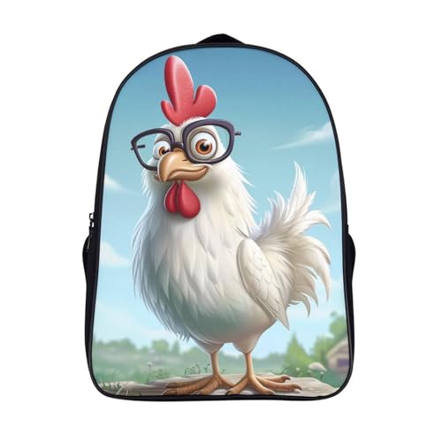 Mochilas escolares Rooster 3D para niños con bolsa de deporte escolar infantil
