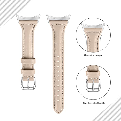 Correa de cuero compatible para Google Pixel Watch miniatura 2