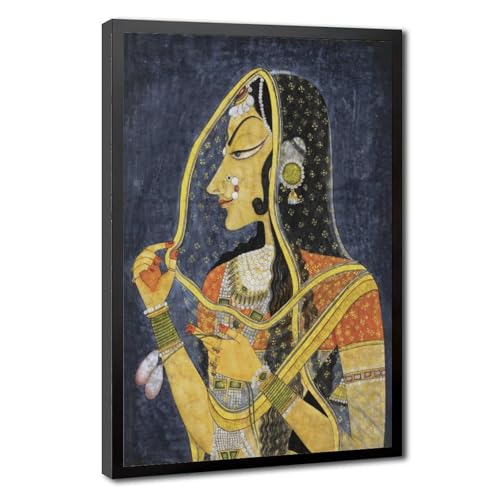 Poster Bani Thani Kishangarh pour embellir un mur vide sans cadre lourd à fixer