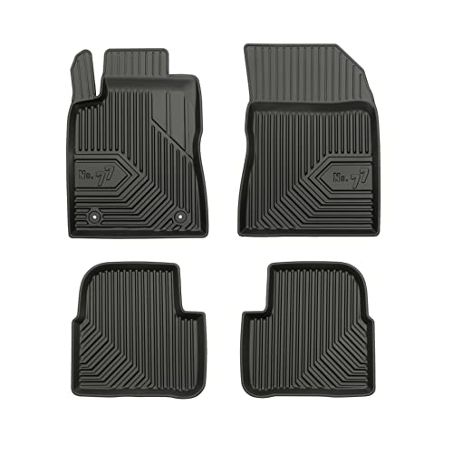 FROGUM No.77 Set di tappetini perfettamente su misura per Citroën C3 III dal 2016 | Materiale TPE durevole