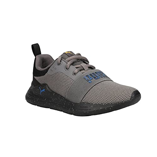 PUMA Wired Run City Escape PS Boys' Toddler-Youth Running 12 M US Little Kid Castlerock-Black-Blue