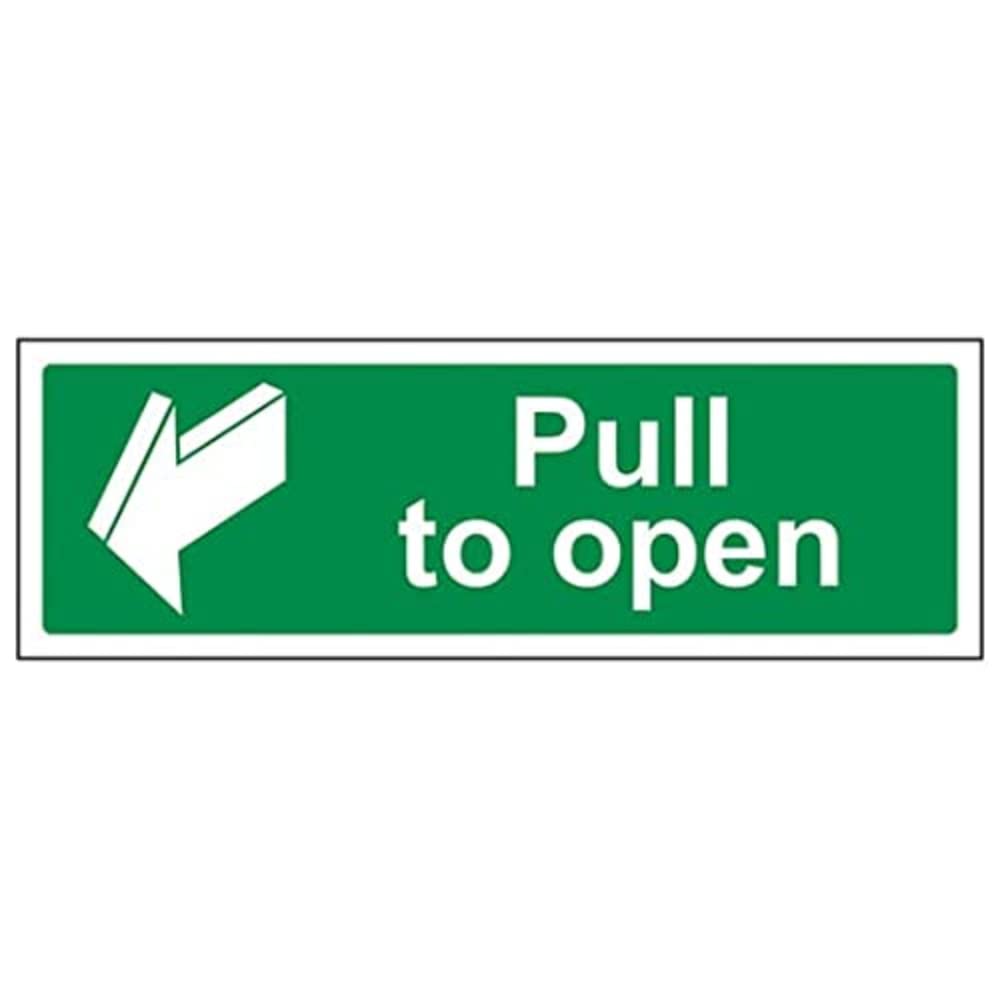 Safe Condition Door - Pull To Open - 450 X 150mm, Multi, 450x150mm