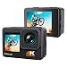 Produktbild CAMWORLD Action Cam 4K,Ultra HD 24MP Unterwasserkamera Wasserdicht 40M/131ft Dual-Screen WiFi EIS Stabilisierung Action Cam Wasserdicht,170° Action Kamera mit 2 Akkus und Zubehör Kit