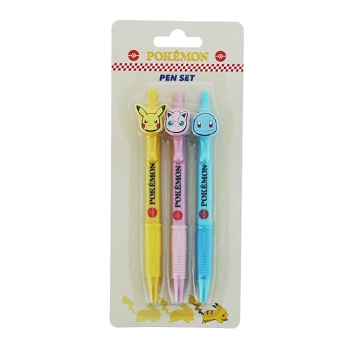 Penna Pokémon Set Di 2 - Con Inchiostro Blu E Nero Per Bambini, Design Rosso E Bianco - Foto 7