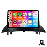 Autoradio Android 15 Pour Re-nault Megane II 2002-2009 Avec CarPlay Sans Fil Android Auto DSP Navigation GPS écran Tactile IPS 9'' Micro Caméra De Recul Bluetooth Mirror Link Radio FM RDS S(Size:L300)