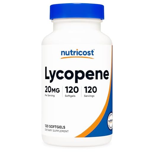 Nutricost Lycopene 20 mg 120 Softgels