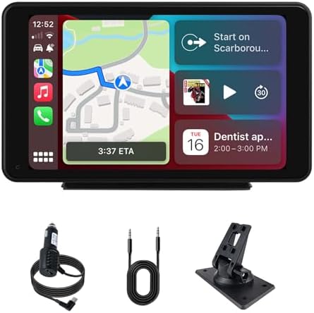 10,26 Zoll CarPlay Display 350° Drehbar - Mit Rückfahrkamera & 64GB Karte