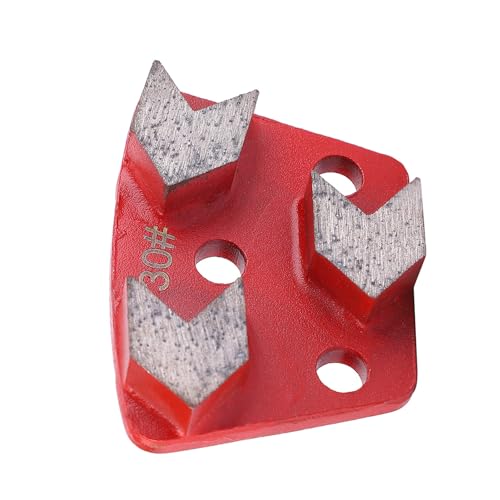 Disco abrasivo trapezoidal grano 30 de unión metálica para piso de concreto 4