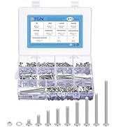 DTGN 1280Pcs Machine Screws Assortment Kit, M2 M2.5 M3 M4 Phillips Pan Head Nut And Bolt Assortment Kit, 304 Stainless Steel, Metric Bolt Assortment With Washers - View #8