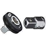 トネ(TONE) クイックアダプター HPQA-03 差込角9.5mm(3/8") ブラック & ラチェットめがね用アダプター RA3 差込角9.5mm(3/8")【セット買い】