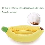 SILICUTE Banana Pet Bed - Snuggle Up in Style! Cute & Cozy Plush Pet Bed for Small Dogs/Cats - Image 4