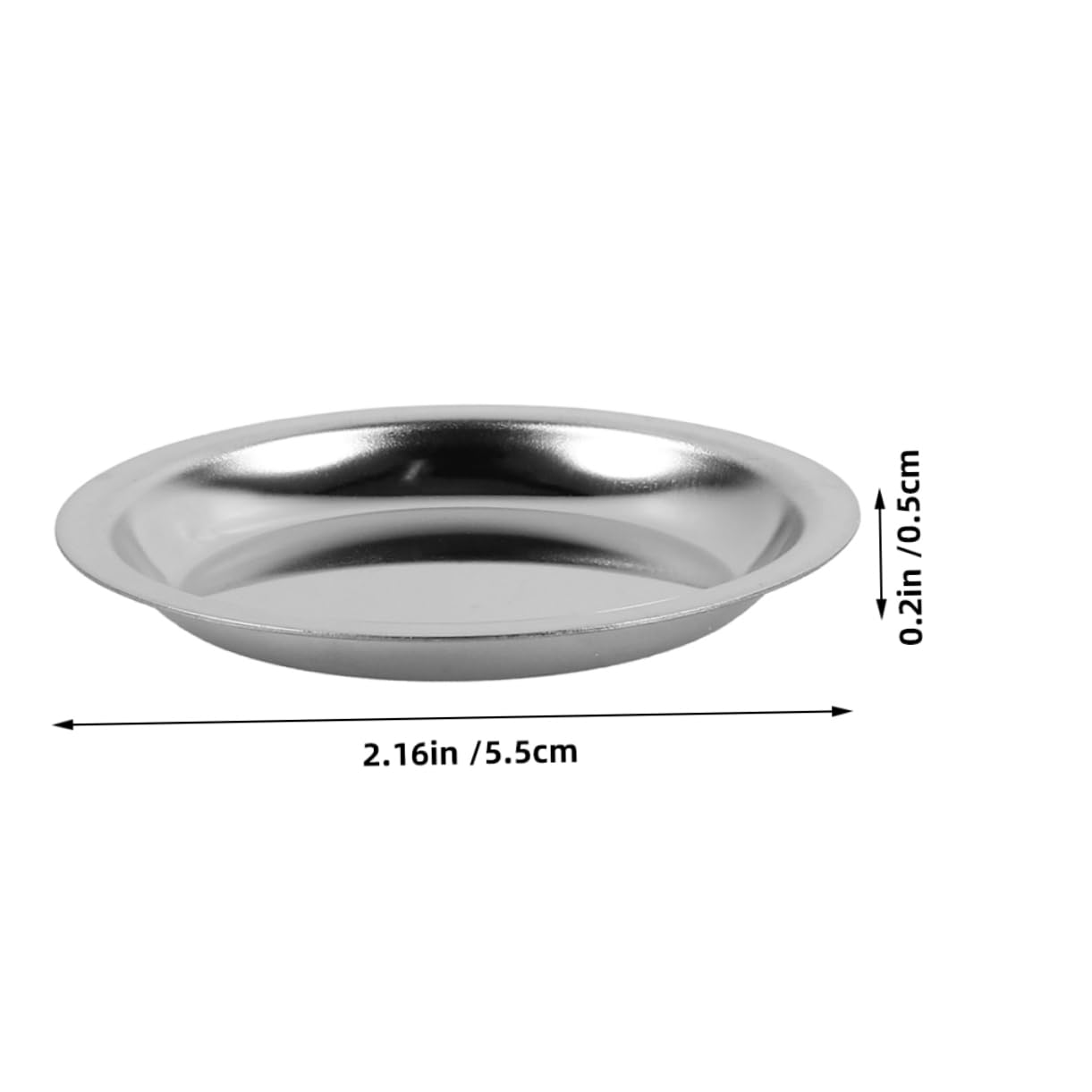 MAGICLULU 2pcs Stainless Steel Tea Bag Holder Drip Tray for Loose Leaf Tea for Dining Table and Kitchen Easy to Clean Design