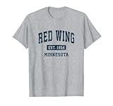 Red Wing Minnesota MN Vintage Athletic Sports Design T-Shirt