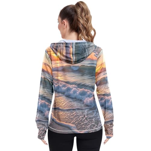 Camisas de protección solar de mujer para evitar quemaduras entrenando 3