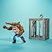Mattel Street Sharks Action Figure with Bite & Head Butt Motion, Jab Collectible Toy Inspired by 90s TV Half-Man Half-Shark Hero, 6-Inch