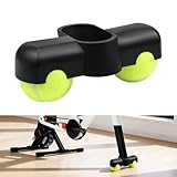 Ortviai Indoor Cycling Rocker Plate Feet Adapter für Zwift Vorderbein Snap Rocker, Wippplatten-Zubehör mit 2 Tennisbällen, Fahrradtrainer Zubehör für Indoor-Training (1 Stück)