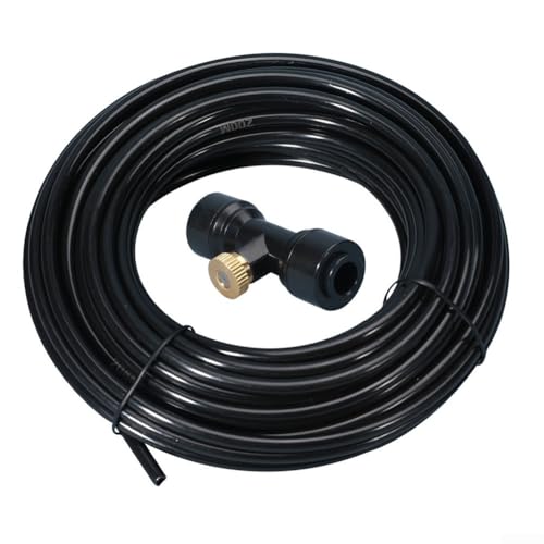 Sistema di nebulizzazione per terrazze, giardini, serre con irrigazione a goccia integrata a bassa pressione (8 m)