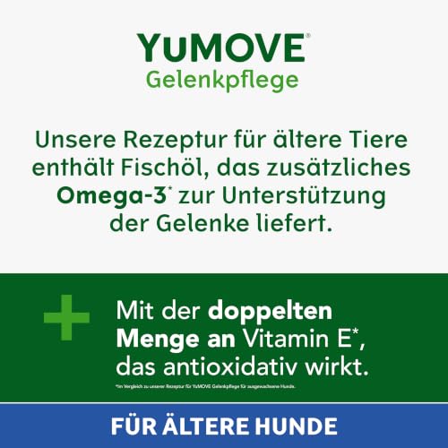 Yumove TESTSIEGER Gelenktabletten Hund Senior 8+ – 120 Tabletten ActivEase