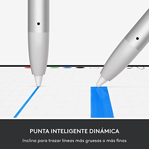 Logitech Crayon: lápiz digital para iPad con punta inteligente y carga rápida USB-C 6