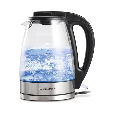 Hamilton Beach Electric Tea Kettle with Auto-Shutoff Cover