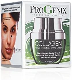 Progenix Collagen Instant Hydration Firming and Plumping Face Cream with Hyaluronic Acid and Jojoba Oil. 1oz