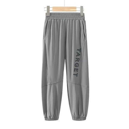 BGMINGYI Calça cargo casual para meninos pequenos com FPS 50+, secagem rápida, uso ao ar livre, letr