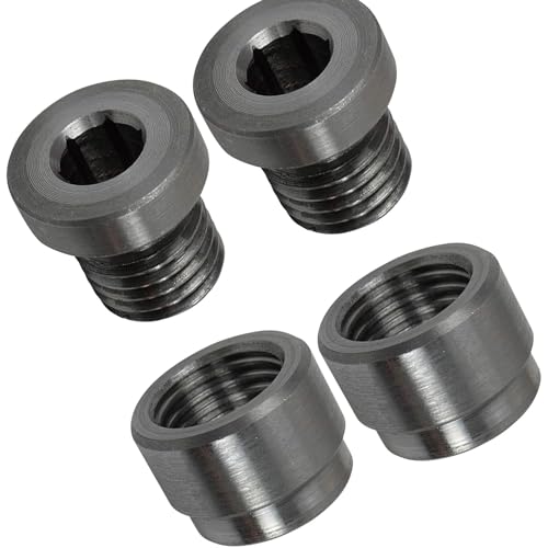 Bung para sensor O2 universal acero mild M18 miniatura 3