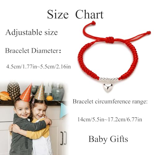 Image of Amulet for Children Red Bracelet for baby Birthday Gifts for grandsons and granddaughters
