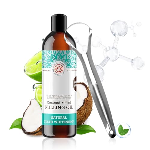 wiroouia Enjuague Bucal Para El Mal Aliento | Colutorio para Encías con Limpialenguas,237ml Producto Natural Suave Para El Cuidado Personal De Toda La Familia