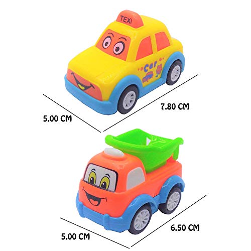 Image of DEUSON ECOM Unbreakable Transportation Vehicle Baby Car Toy for 1 Year Old Boy Push and Go Vehicles Friction Toys Cars Set 7 Toy for Kids