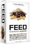 Nutrabolics Feed Bar, Peanut Butter Chocolate, Real Food Protein Bar, 12 Bars