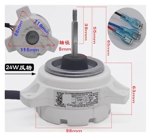 Miniatura 6 de Motor De Aire Acondicionado Lw40b Ydk40-6b Motor Ydk24-6v Yfk24-6-2-3 Ventilador Ydk28-6w-5 Ydk28-6w-5