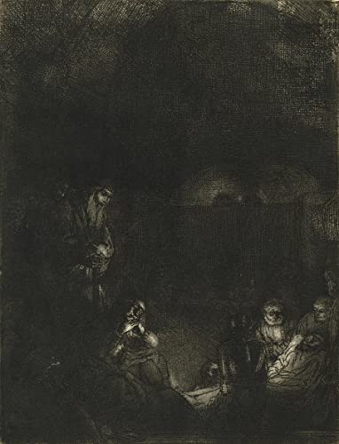 Art Tableau la mise au tombeau de Rembrandt affiche vibrante pour sublimer l'âme de votre maison